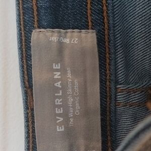Everlane Way High Skinny Jeans Medium Wash Size 27